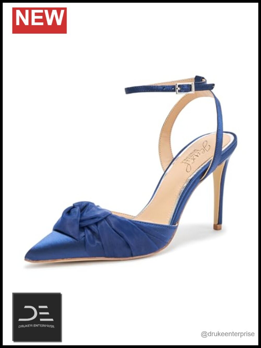 Extra Padded Stiletto Heel Pumps with Buckle Closure